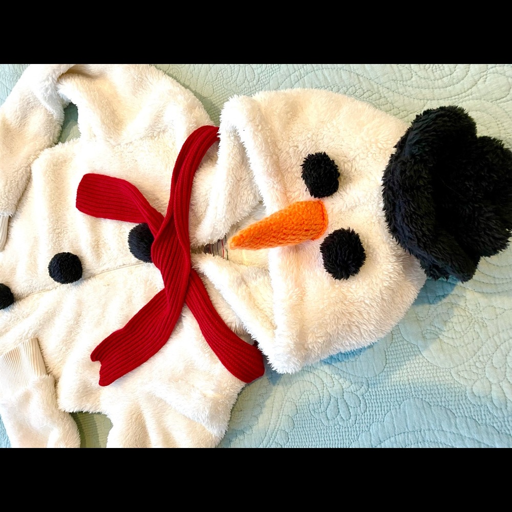 Vintage Winter Snowman Hoodie
